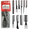 10pcs Barber Hairdressing Combs Multifunction Hair Detangler Comb Anti-static Haircare Hairstyling Set Stylist Accessories Tools 6