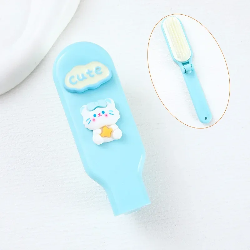 Mini Lovely Hair Brushes for Toddler Girl Cartoon Animal Baby Girls Comb Smalll Portable Hair Care Tools Accessories