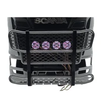 LED Front Bumper Light for Tamiya 1/14 RC Truck Scania 770s 56375 56360 Tractor Trailer Degree Collision Barrier Lamp DIY Parts 1