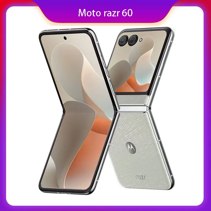 Nuevo Teléfono Inteligente Lenovo Moto Razr 60 5G, Pantalla PLOED de 6.9 Pulgadas, MTK Dimensity 7400X, 50MP, 4500 mAh, Carga Rápida de 33W, NFC 4