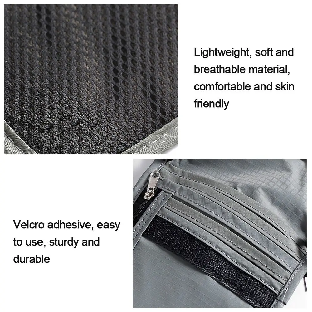 Waterproof RFID Nylon storage bag Travel document Card passport Bag Neck Wallet Money Document Card Passport Pouch 1 Pcs storage bag passport holder