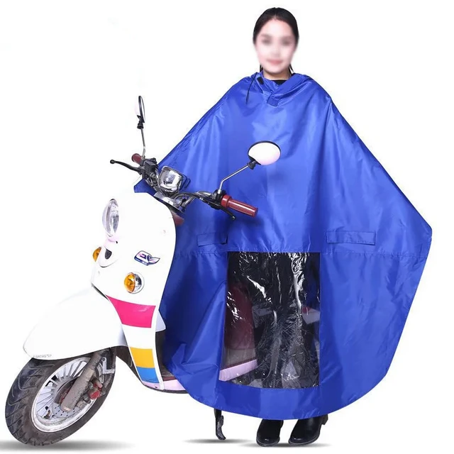 Chubasquero de alta calidad para hombre y mujer, Poncho con capucha, a  prueba de viento, para bicicleta, Scooter de movilidad - AliExpress