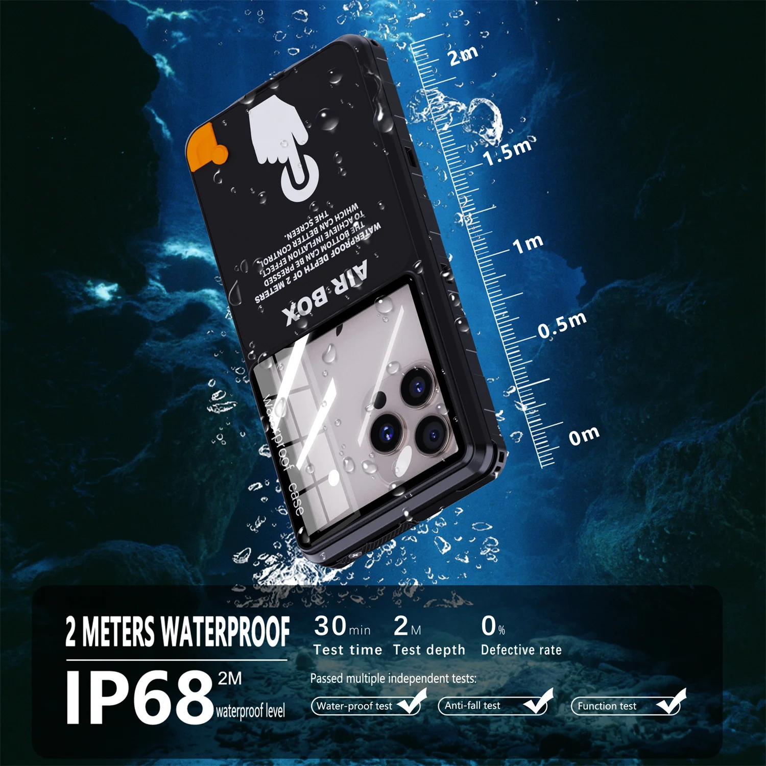 Waterproof Case For iPhone 16 Pro Max Universal