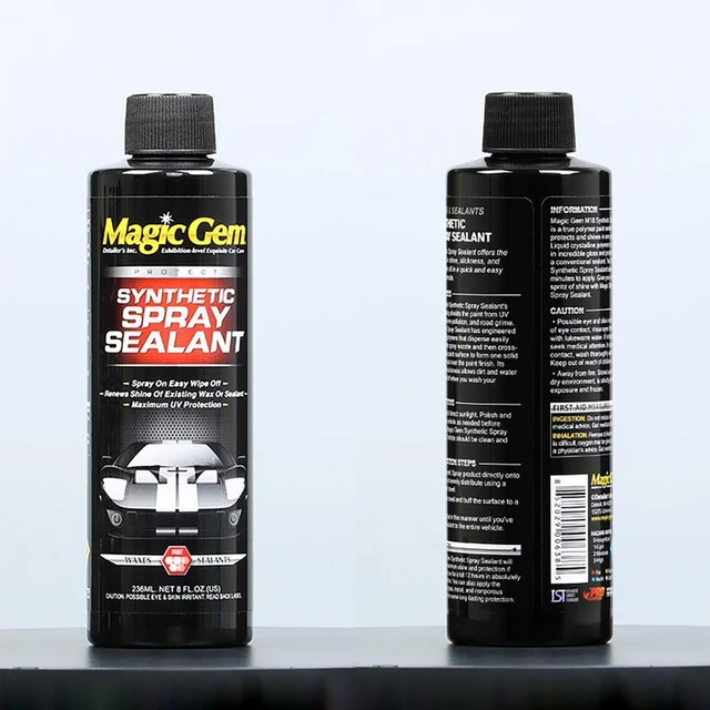 Spray Wax For Car Detailing Car Polish Protective Sealant Spray Car Wax  Coating Polish Paint Sealant Waterless Wash Top Coat - AliExpress