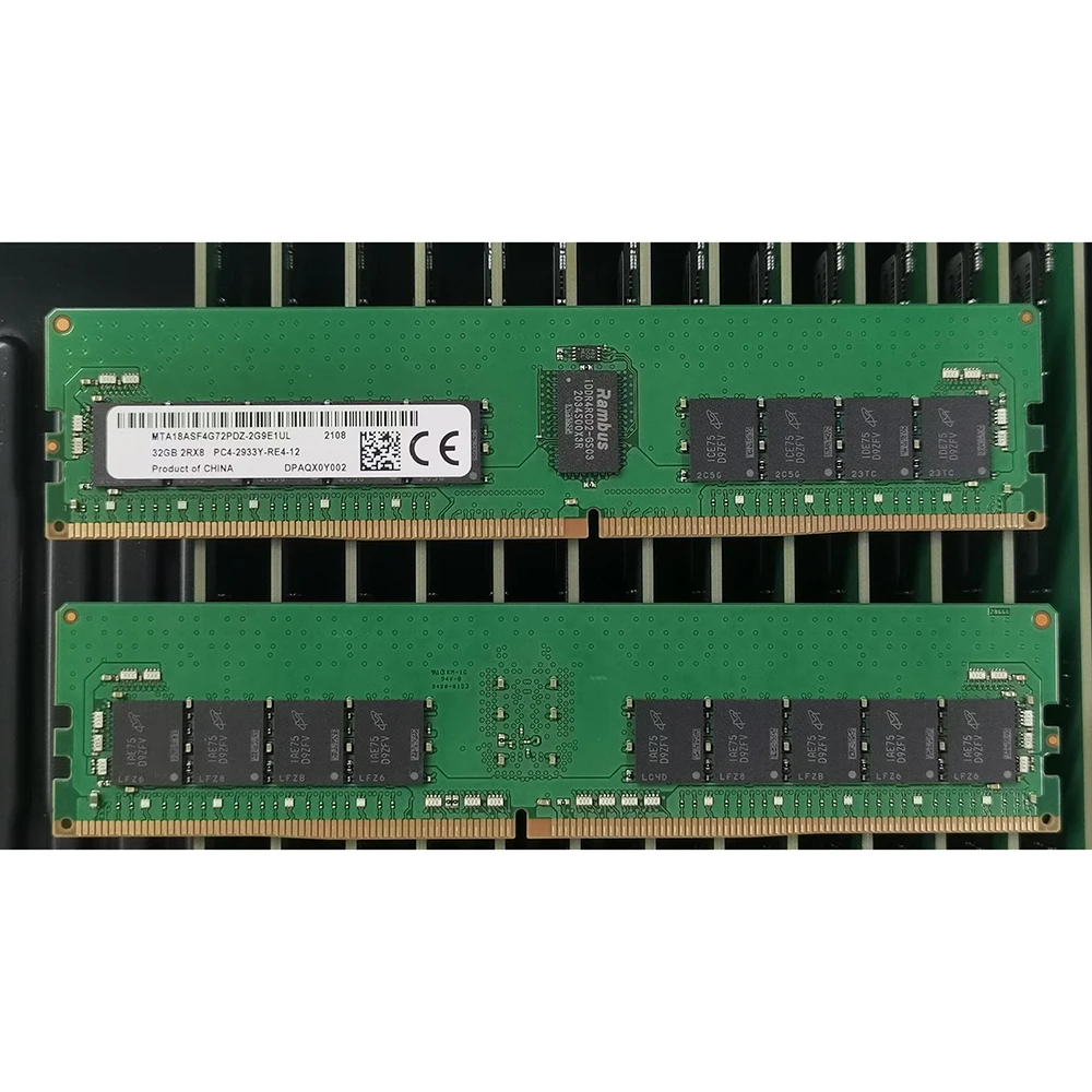 MT 서버 메모리용 MTA18ASF4G72PDZ-2G9E1, 하이 퀄리티 RAM, 32G, 32GB, 2RX8, PC4-2933Y, DDR4, 2933, ECC REG, 1 개