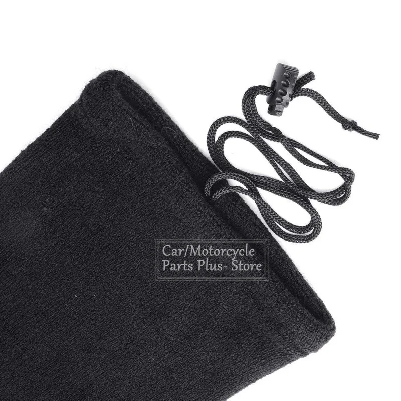 Black Velvet Boat Fender Covers Anti-UV Salt Protection Sun Snow Ice Frost Protector For Marine Bumper Boat Yacht Sailing