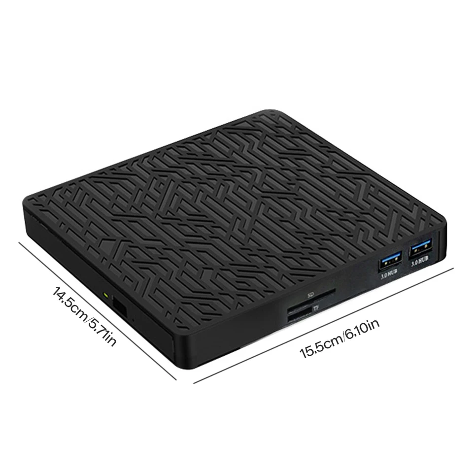 External Blue Ray Drive USB Type-C Slim Optical Burner