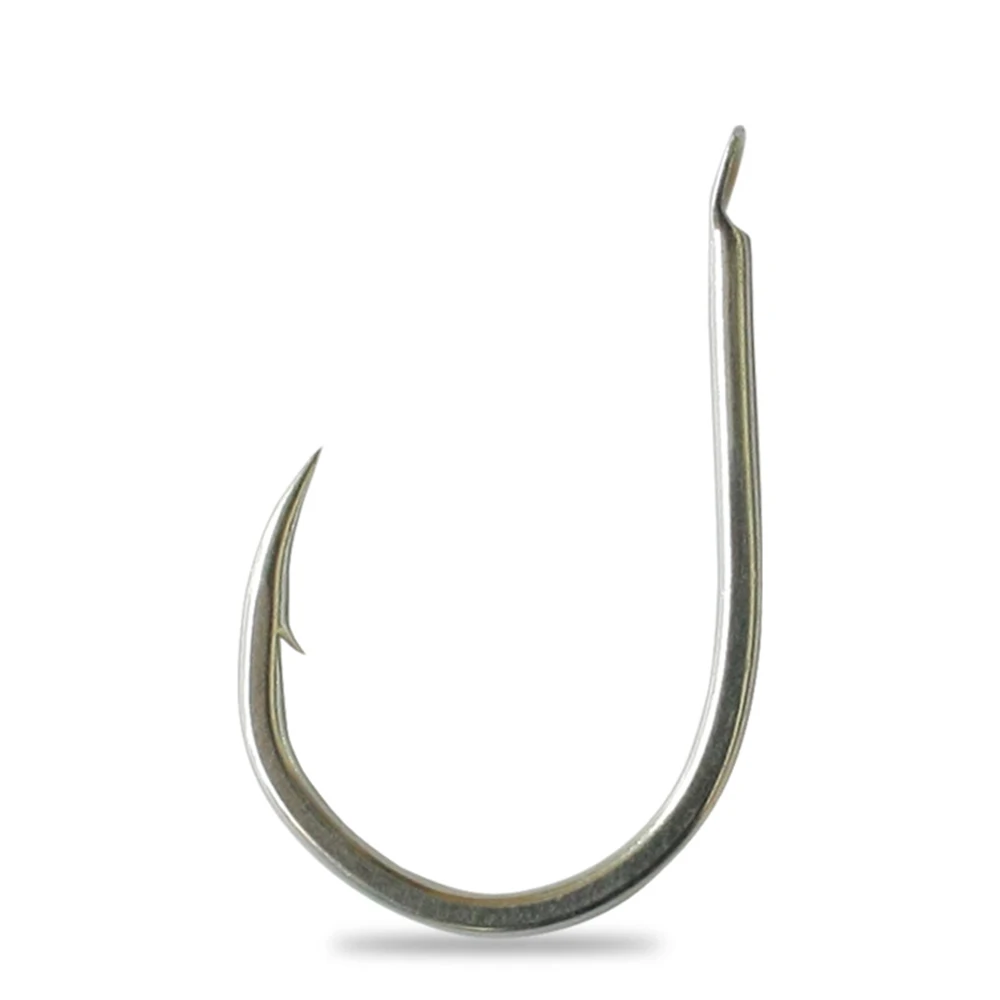 100PCS Fishing Hooks RustResist Jig Hook High Carbon Steel Salt Water