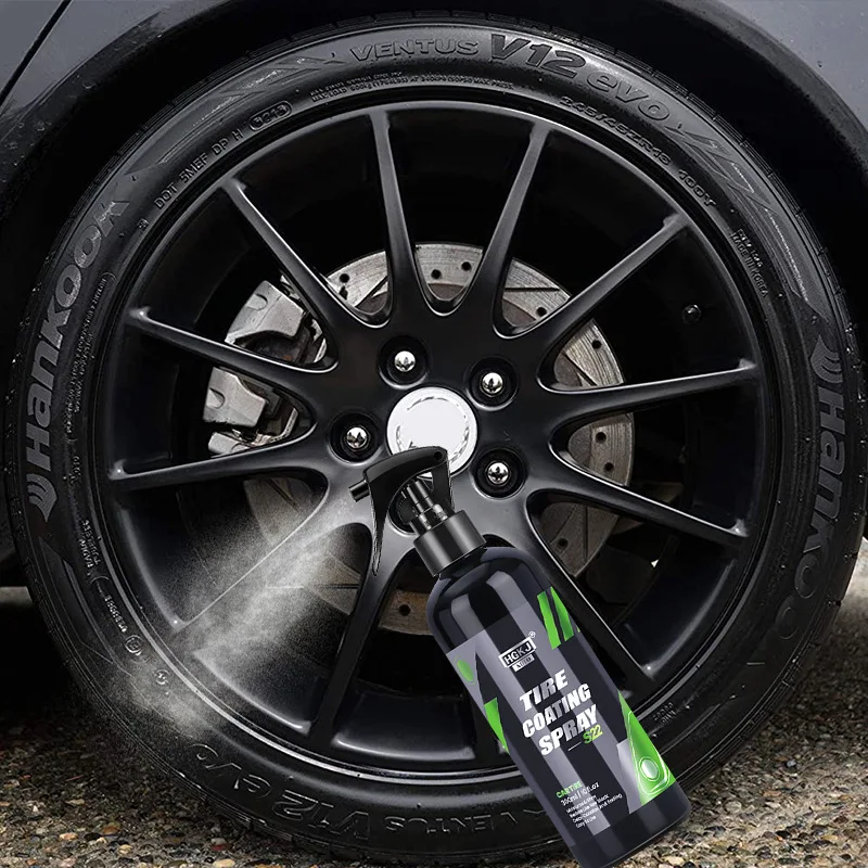 

300ML Tyre Gloss Tire Coating Spray Hydrophobic Sealant Wax For Car Wheel Auto Care Re-black Shine Chemistry Filler