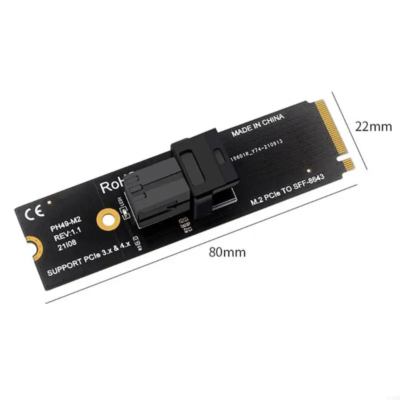 C1FD PCIe To SFF-8643 SFF-8639 Hard Disk Adapter Card for Desktop Accessories