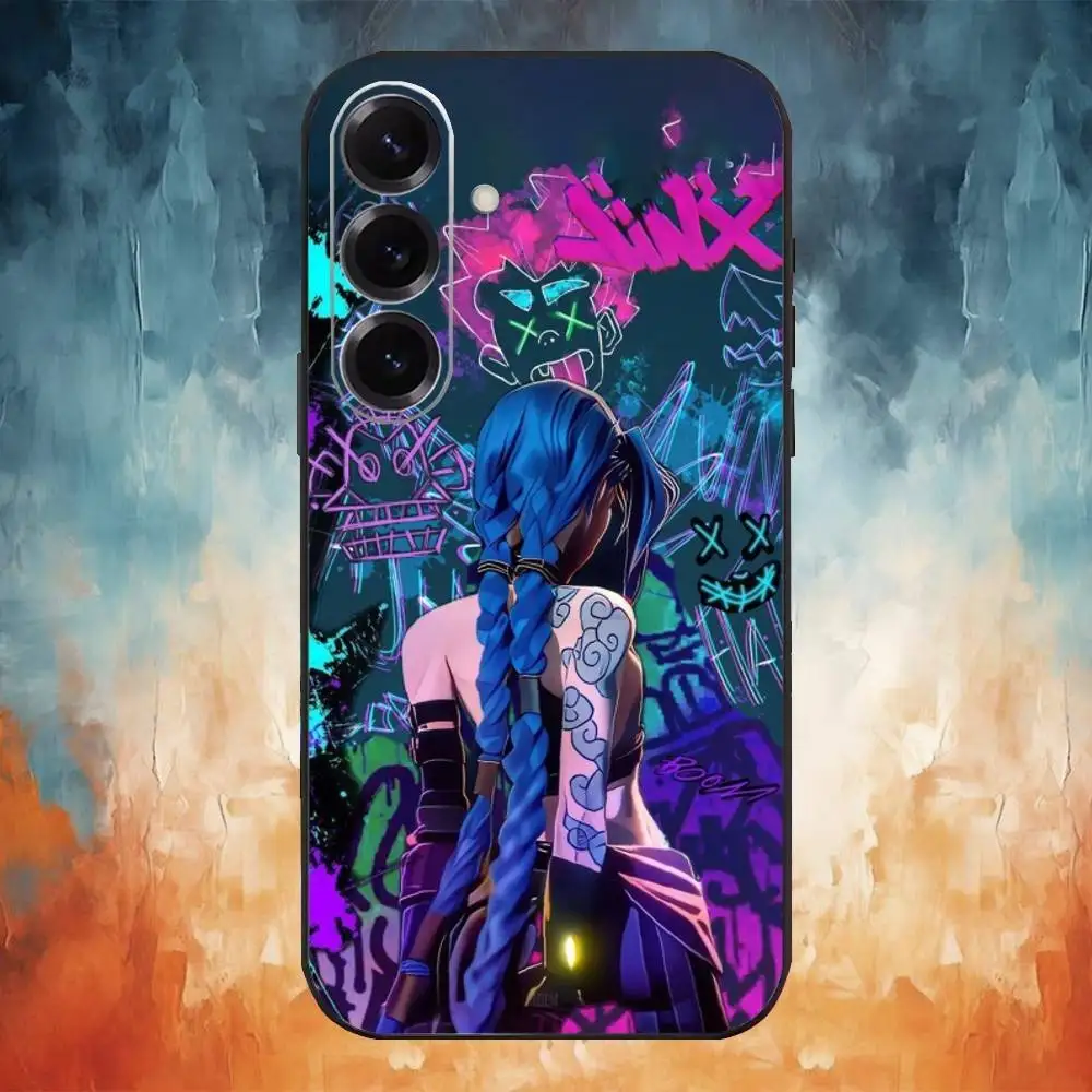 Arcane Jinx Soft Black Phone Case