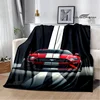 3D M-Mustang car logo Printed blanket Flannel Warm blankets Soft and comfortable blanket bed linings cubre cama Birthday Gift 2