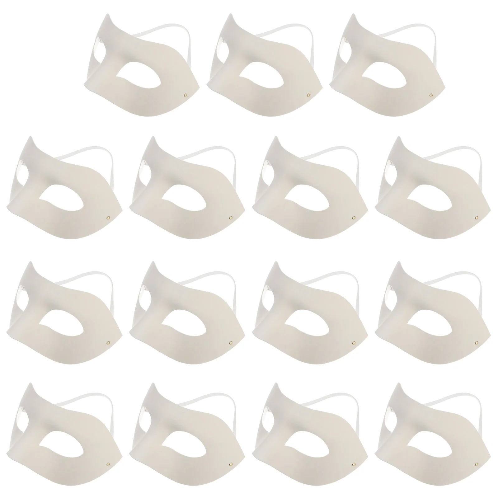 

Hand Painted Blank Costume Masks DIY Unpainted Craft Blanks Prom Masquerade White Paper Party Masquerade For Women