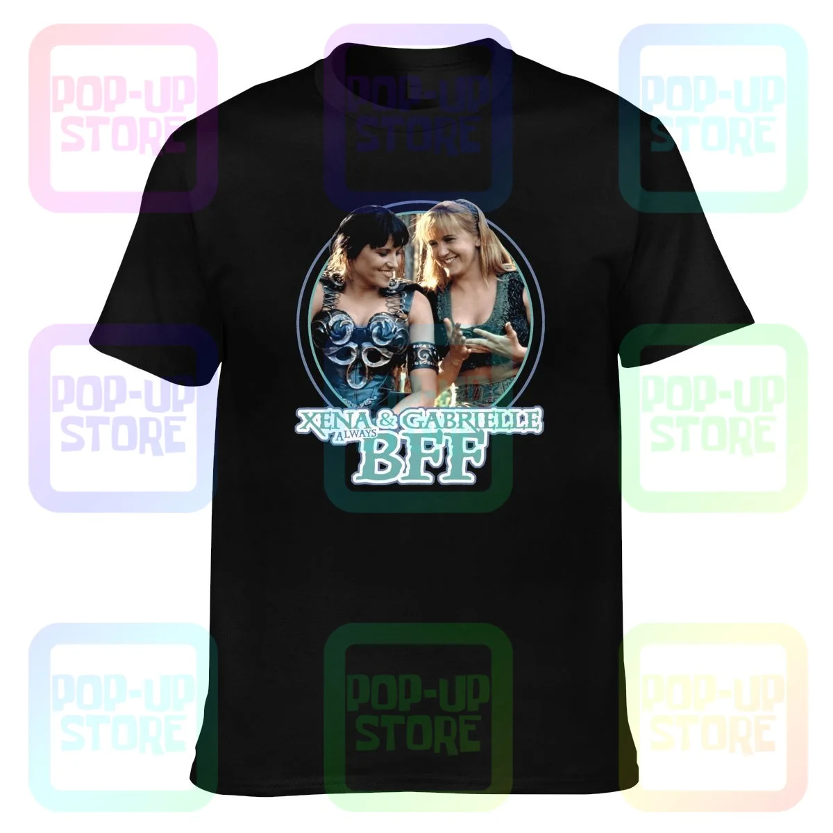 Sciarpa Bff Tv Show T-Shirt Tee Shirt Pop Design Splicing Vendita Calda