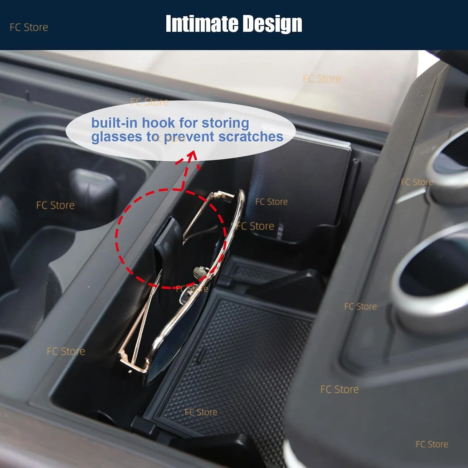 For Defender 130 110 90 Center Console Organizer for 2020-2024 Land Rover Defender Middle Console Storage Box Accessory - 3