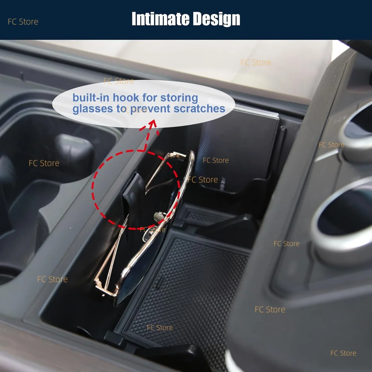 For Defender 130 110 90 Center Console Organizer for 2020-2024 Land Rover Defender Middle Console Storage Box Accessory — view 3