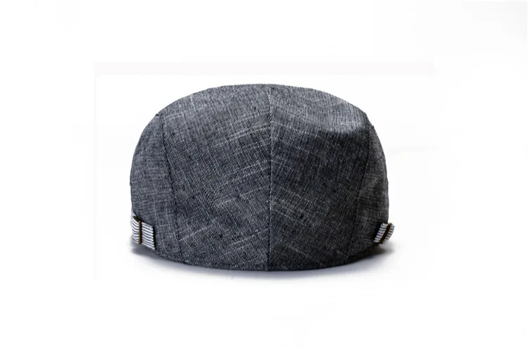 Men Women Beret Linen Newsboy Cap Herringbone Breathable Summer Gatsby Ivy Cabbie Driving Hunting Hat beret hat