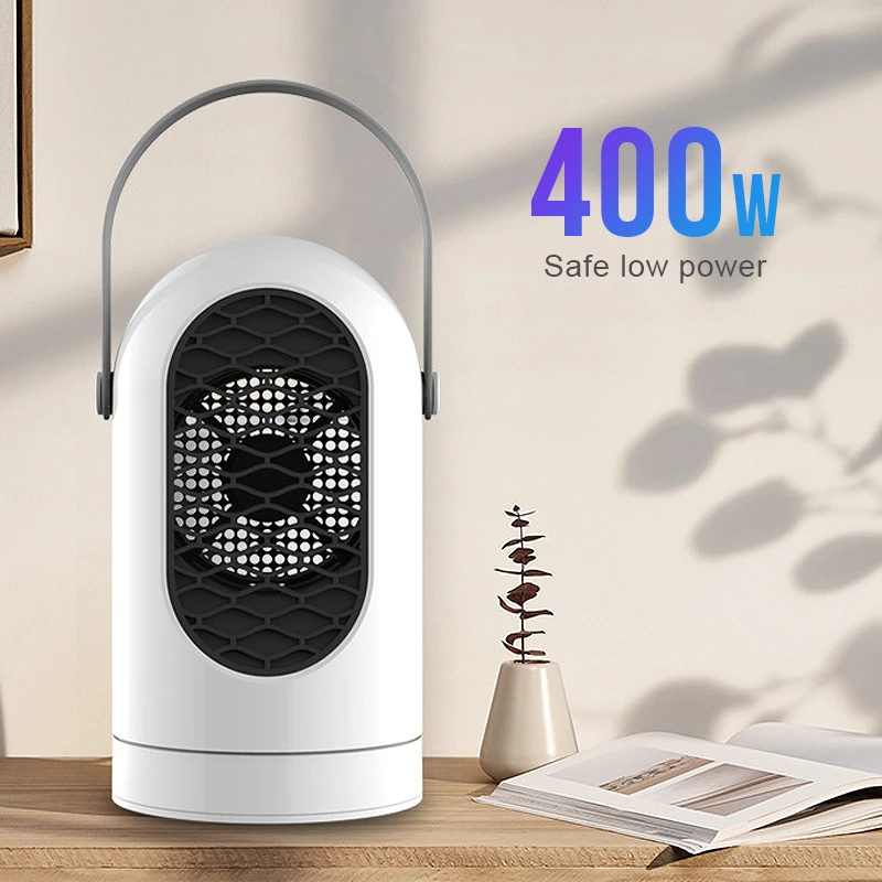 Portable Handheld Electric Heater 400W Rated Power Low Noise 30s Quick  Heating Table Heater Home Mini Heater Hot Air Fan 52D| | - AliExpress