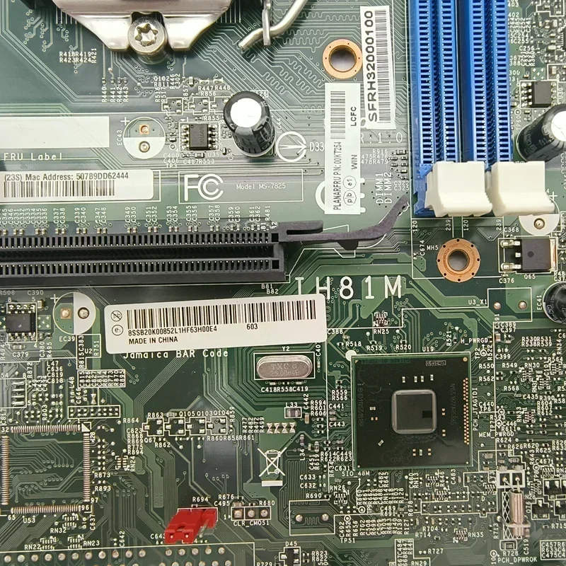 IH81M For Lenovo ThinkCentre E73 Motherboard FRU: 00KT254 LGA 1150 DDR3 Mainboard 5 IH81M For Lenovo ThinkCentre E73 Motherboard FRU: 00KT254 LGA 1150 DDR3 Mainboard - Image 3
