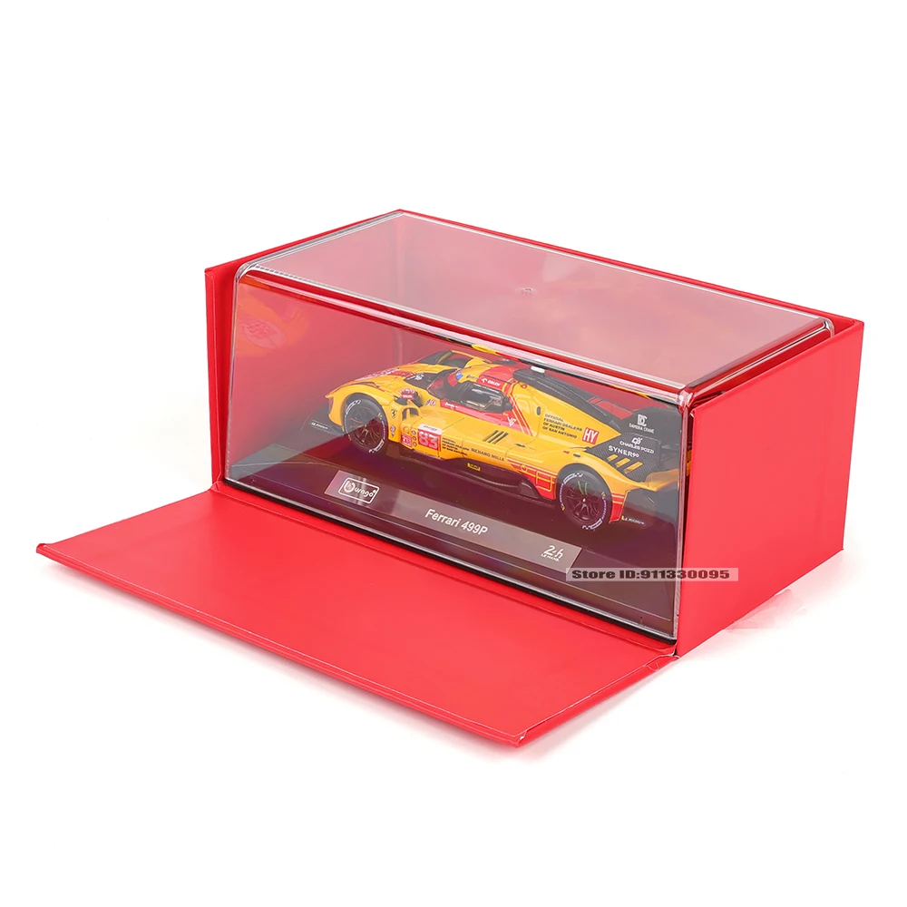 ブラーゴ 1/43 ル・マン フェラーリ 499P 2024 488 250 512 合金