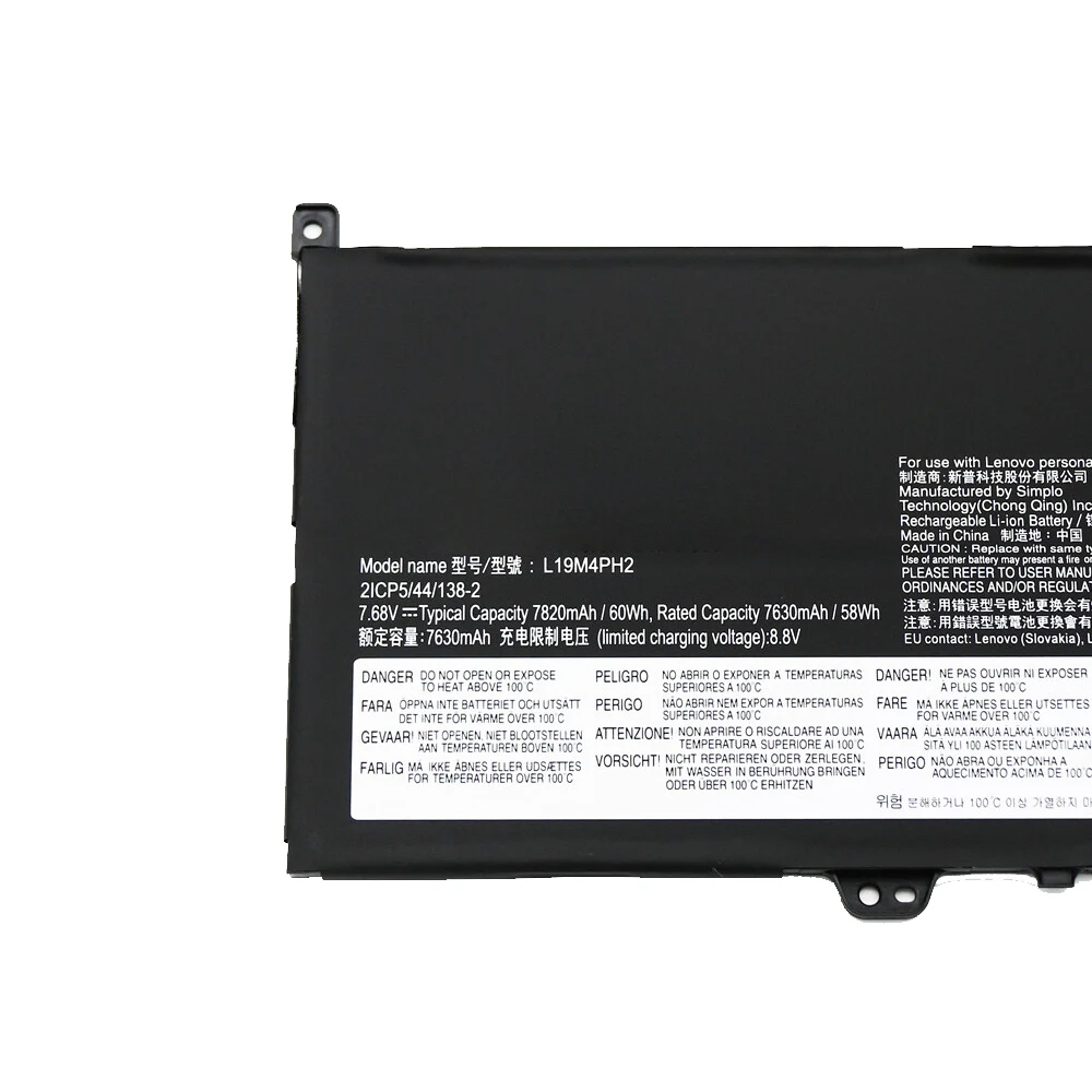 Bateria do Portátil para Lenovo Yoga Yoga Pro-13ikb C930-13ikb 81c4 5b10z33896 Novo 7.68v 60wh Ferramentas Gratuitas L19m4ph2 914itl5 L19c4ph2 - Imagem 3