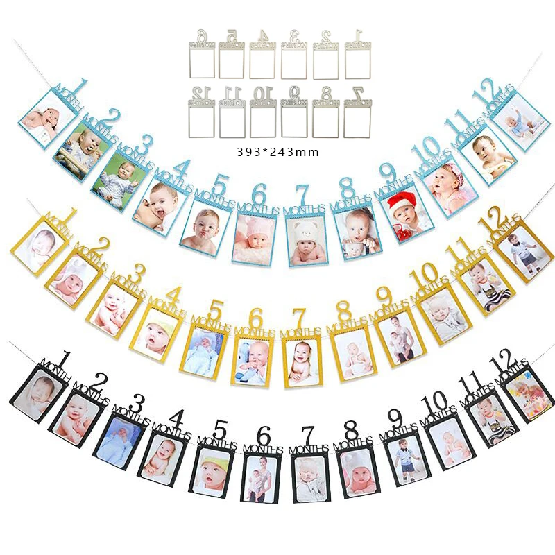 

Metal Personality Baby Phase Frame Cutting Mould Scrapbook Photo Album Embossing Gift Card Making Handicraft Decoration