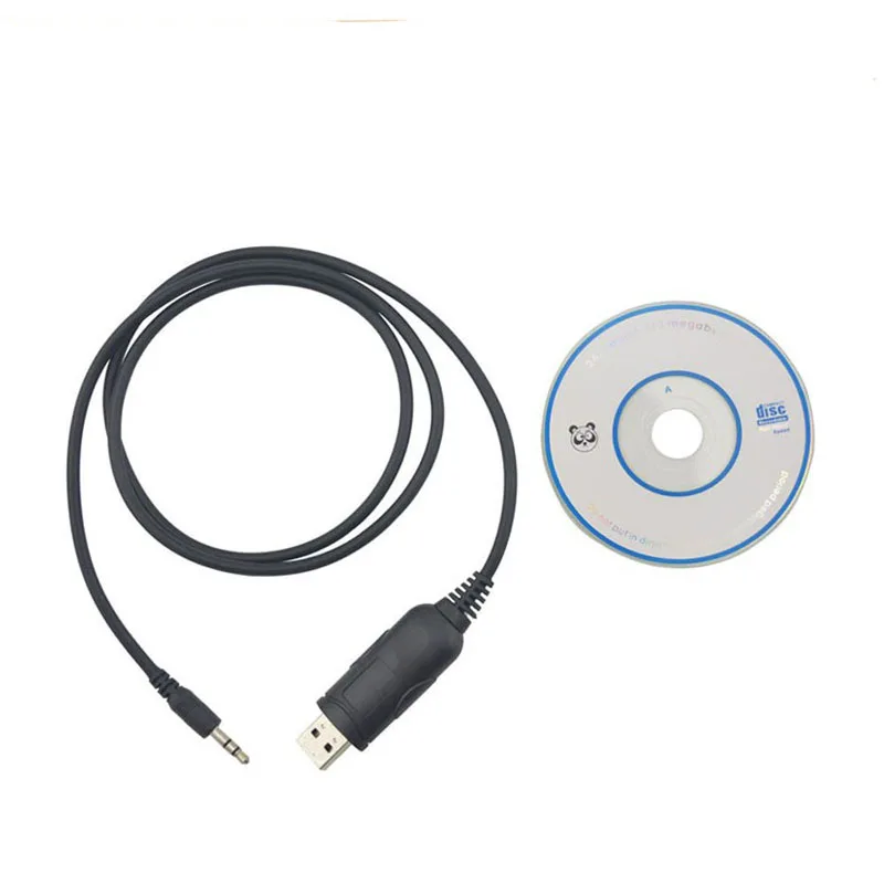 цена QYT мобильный автомобильный радиоприемник, USB-кабель для программирования с CD-диском, флэш-накопитель
