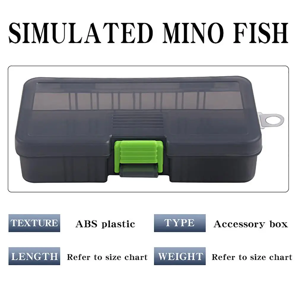 Portable Fishing Tackle Box Multipurpose Waterproof Removable