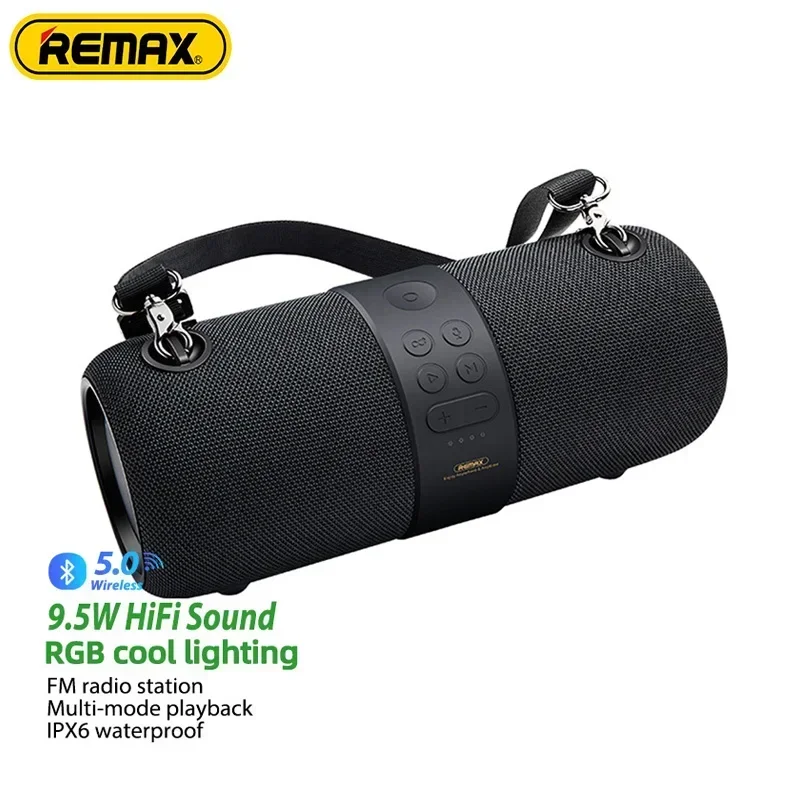 

Remax RB-M55 TF card Button control Water Bottle Portable Lanyard bike Bluetooth Wireless outdoor Speaker