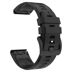 Versatile Premium Watchband - 22/26mm QuickFit Strap - 26mm Garmin Enduro 3 (Black)