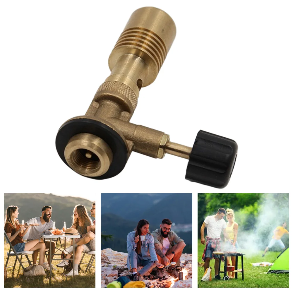 Brass Bunsen Burner Lightweight Brass Laboratory Burner Laboratory Burner Gas Burner Head for Outdoor Camping/Picnic/BBQ