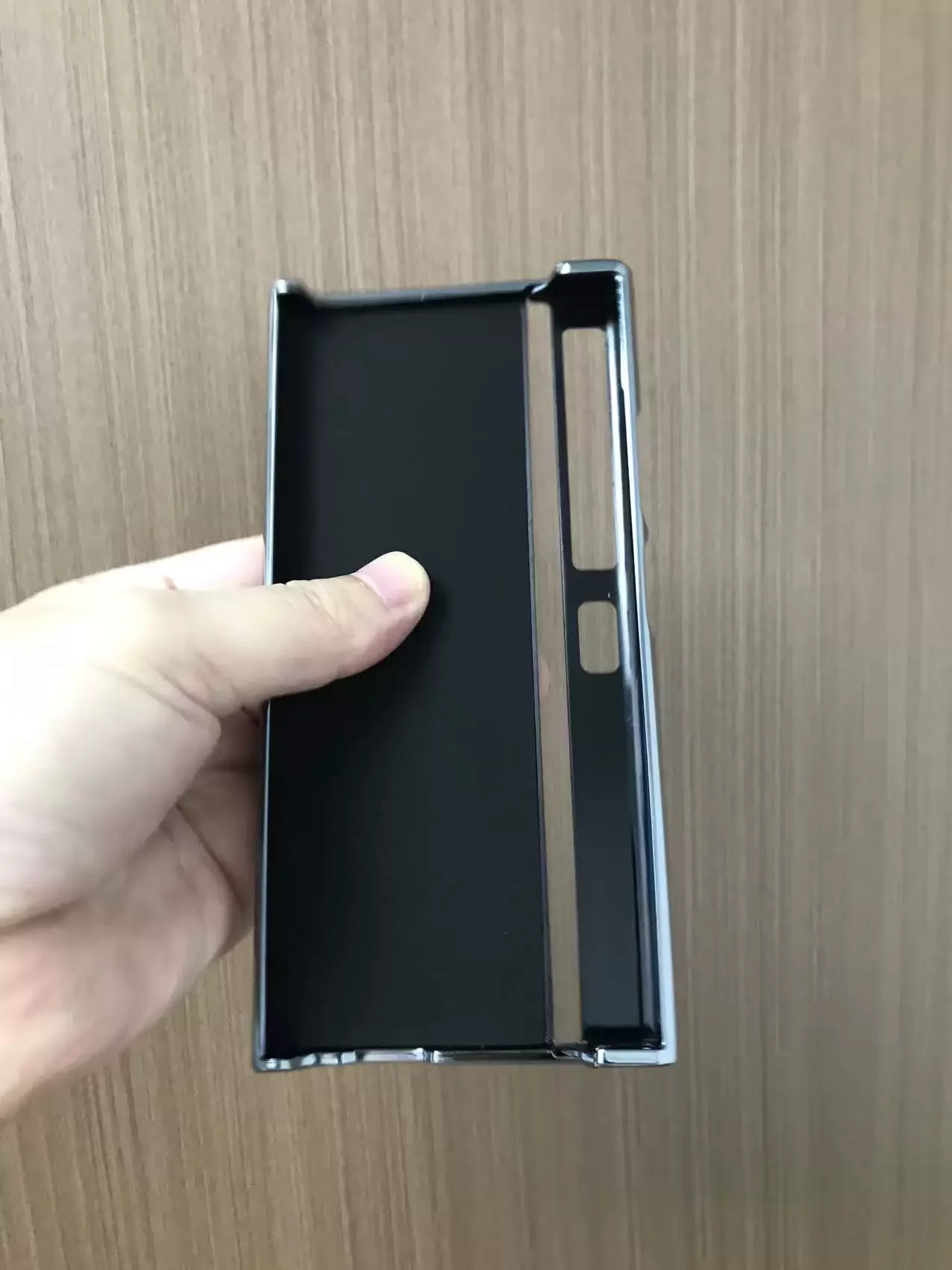 Premium Genuine Leather Back Protection Cover - Durable Plating Hard Case