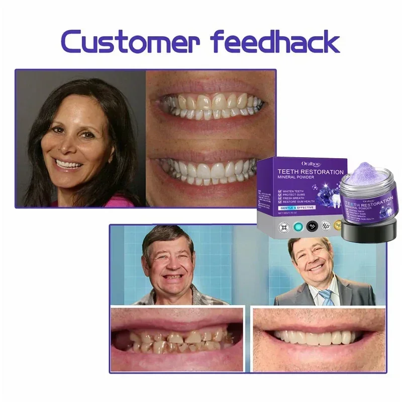 Gum Repair Drops Tooth Powder Rapid gum repair mineral powder effectively beautifies teeth relieves tooth damage
