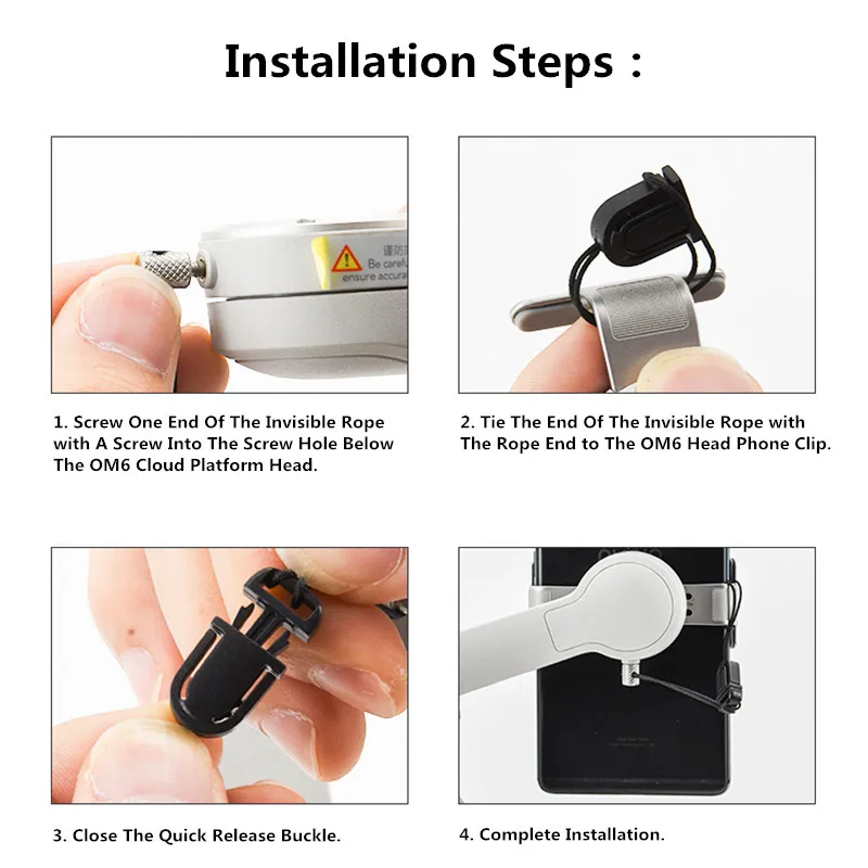 Magnetic Phone Holder Anti-lost Strap Rope Osmo Mobile 4 SE Gimbal Anti-drop Lanyard Prevent Phone for DJI OM 6 5 phone clamp holder handheld gimbal accessories