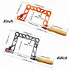 Coping Saw Aluminum Alloy Frame and 12 Replacement Blades Set (Woodworking, Wood Board, Plastic, and Metal Cutting Blade) 4