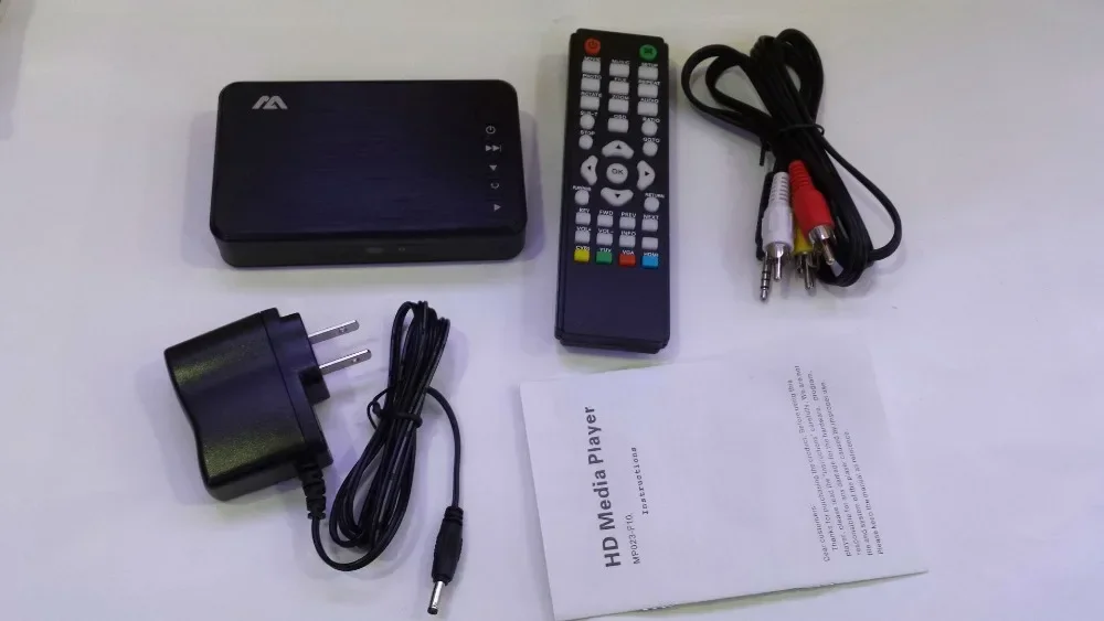 Media player Portable HD 1080P Support USB Disk HDD SD Card H.264 MKV Multimedia For HDMI-compatible AV VGA Input TV