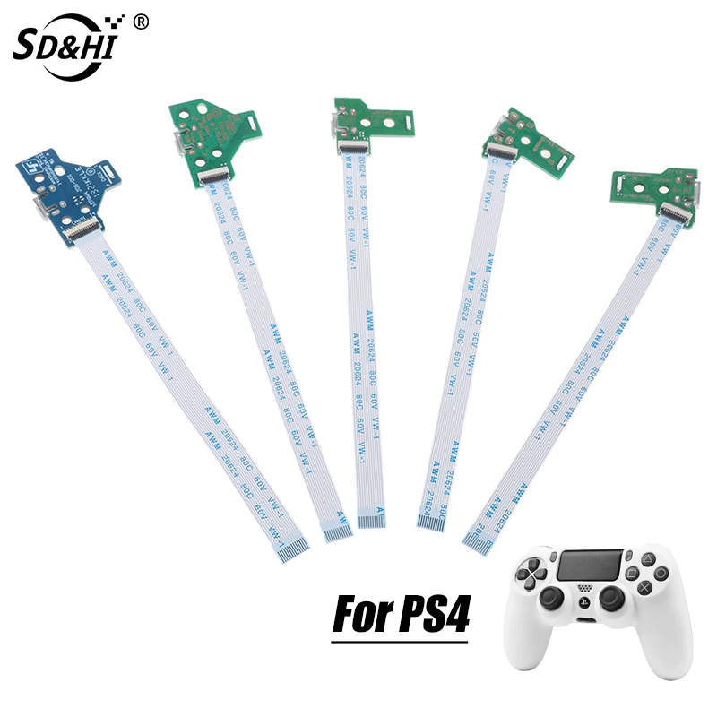 Nappe Connecteur de Charge Manette PS4 9.5 cm (12 pin V 2 3 4 5