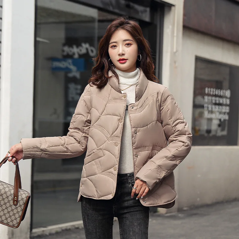 High neck top winter jacket