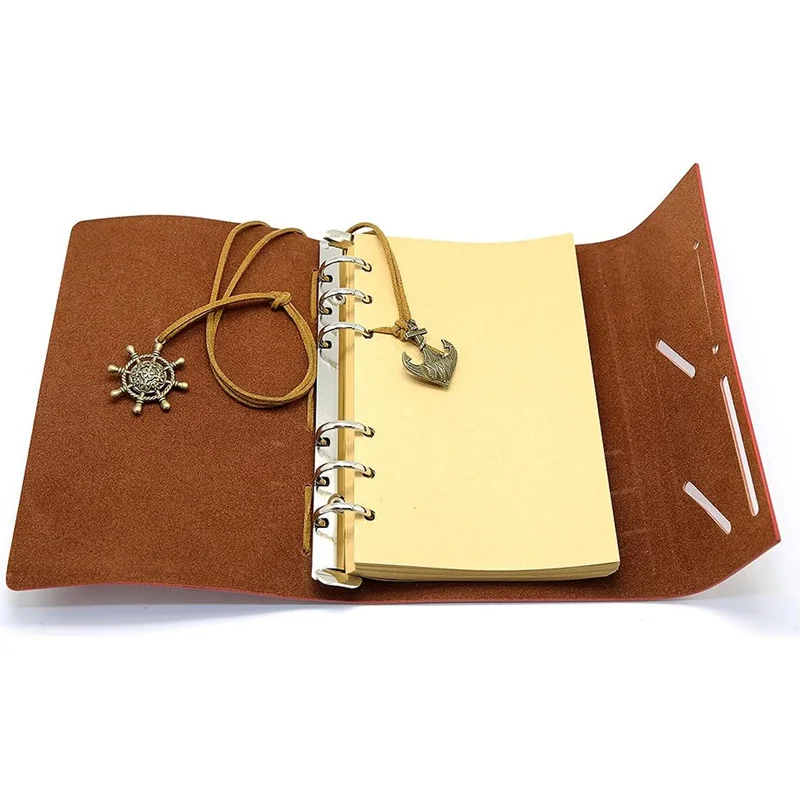 Writing Journal Spiral Notebook Diary PU Leather