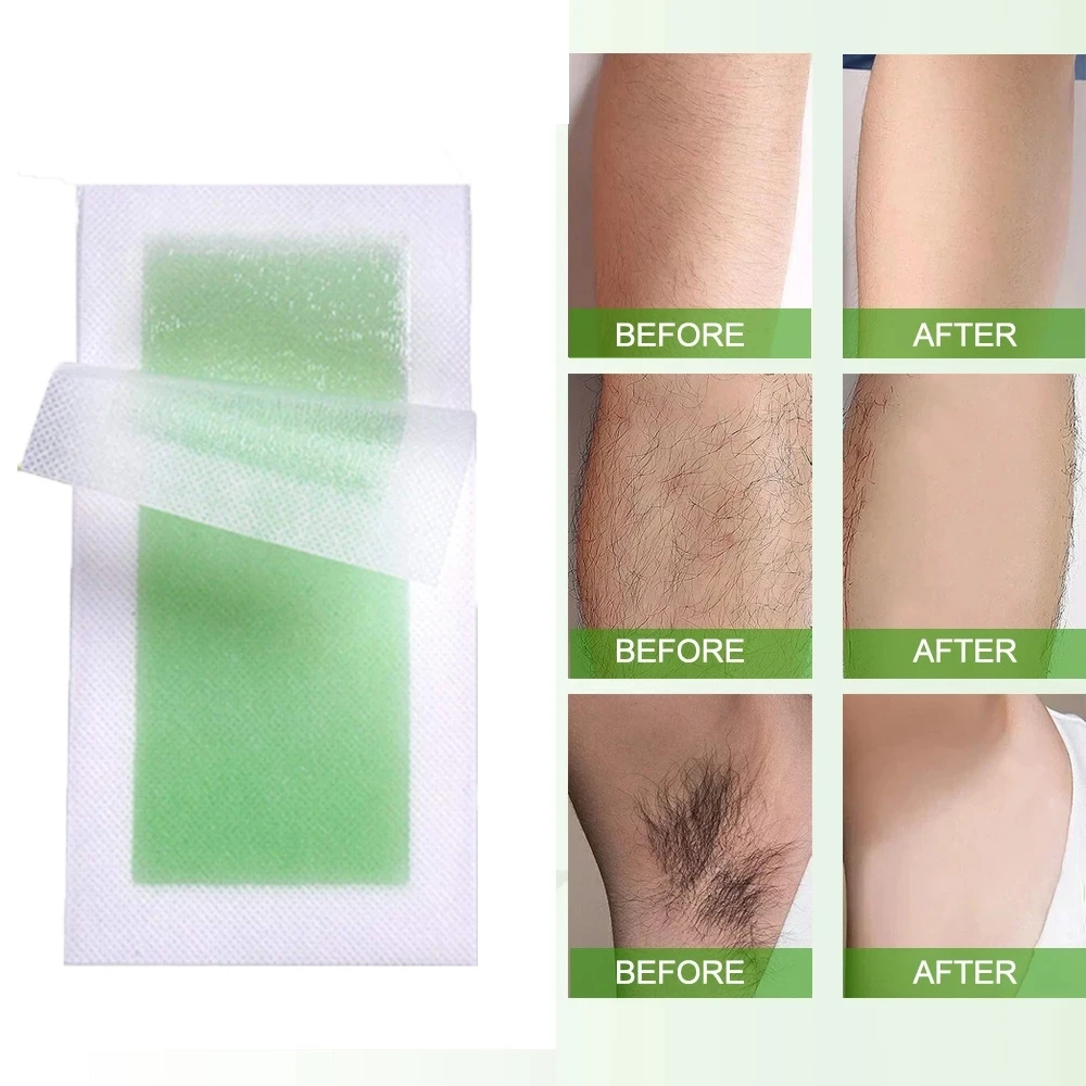 10pcs Hair Removal Wax Strips