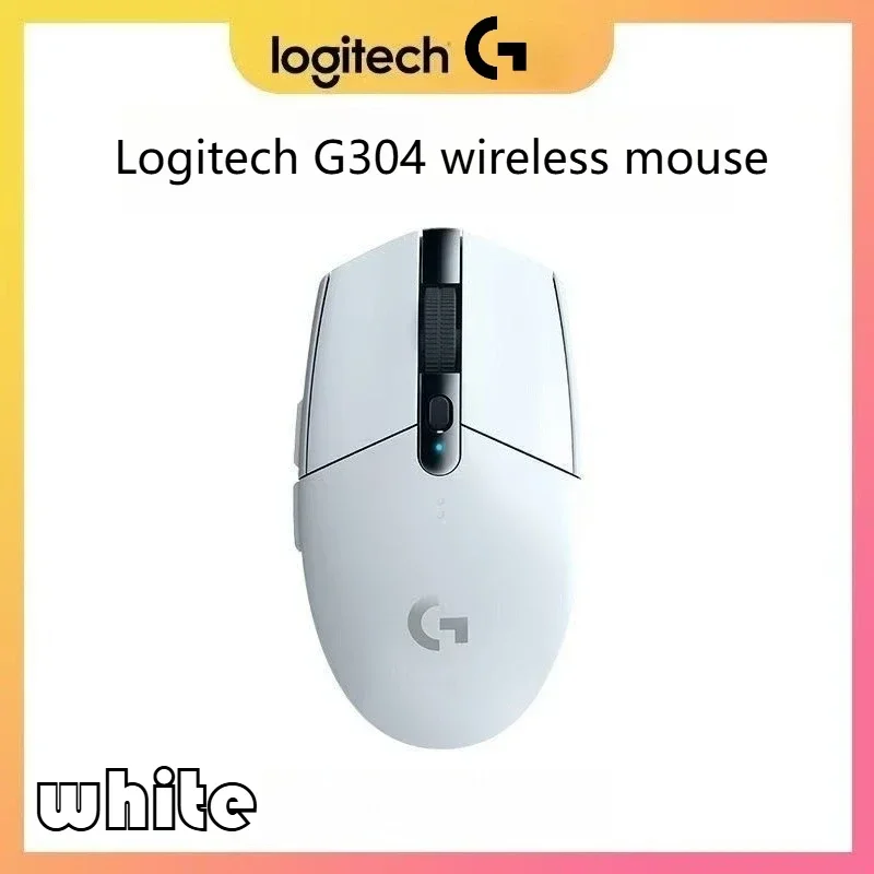Orijinal Logitech G304 Kablosuz Oyun Mouse'u PC Oyuncusu 12000DPI Hero Sensör RGB Usb Laptop Bilgisayar İçin Mekanik Düğme