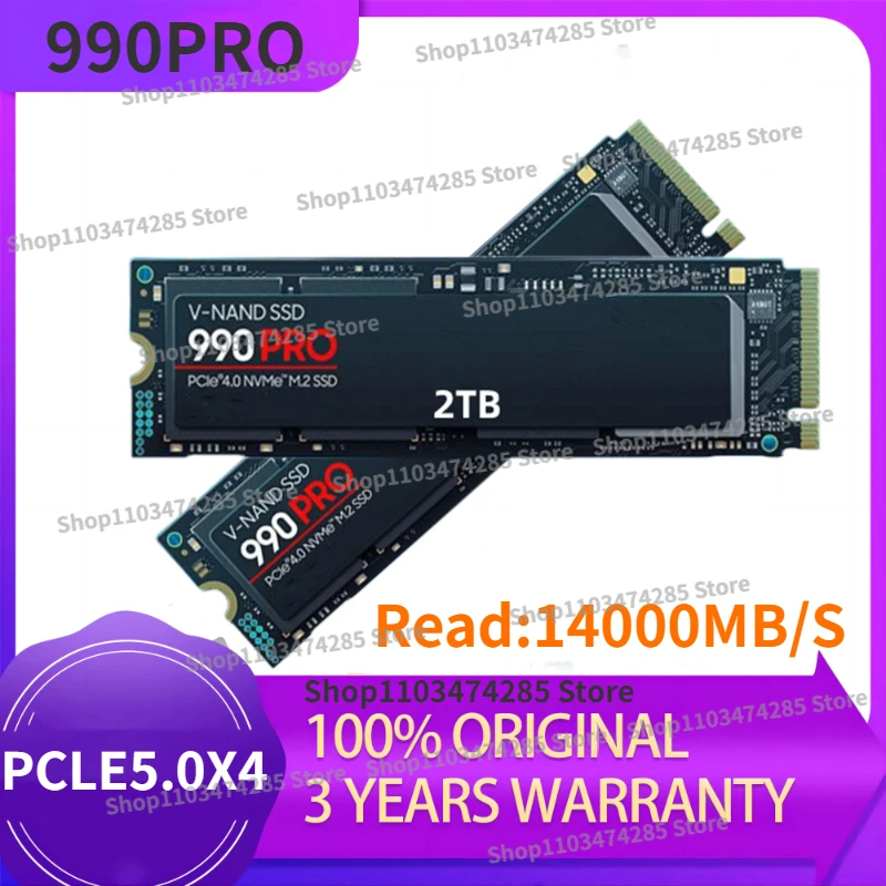 

Original SSD NVME PCIE5.0x4 2280 1TB 2TB 4TB Internal Solid State Drive Disk For Laptop Game Desktop Notebook Gamers M.2