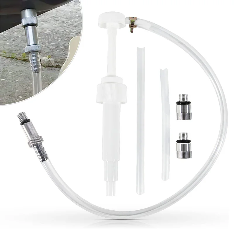 ANX Untere Getriebeölpumpe mit 3/8-Zoll-Metall-Drehkopf, für Standard-Quartflaschen und die meisten Außenbordmotoren von Booten, 6 Stück/Set – Detail 9
