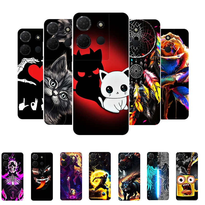Cute Silicone Soft Protective Phone Case - Fun Design & Durable TPU Back Cover
