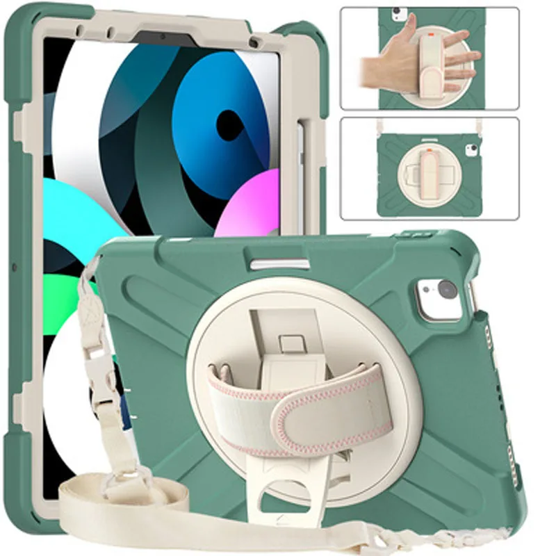 

For IPad 10.2 7th 8th 9th 2019 2021 9.7 2018 Case Kids Safe Armor Stand Cover Case For IPad Air 4 10.9 2020 Mini 4 5 6 8.3inch