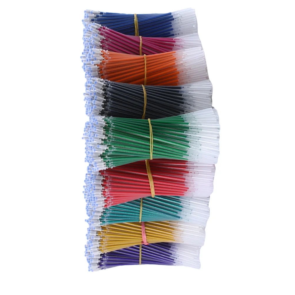 다채로운 젤 펜 리필, 학생 문구, 사무용품, 어린이 학생, 휴대용 중립 펜 리필