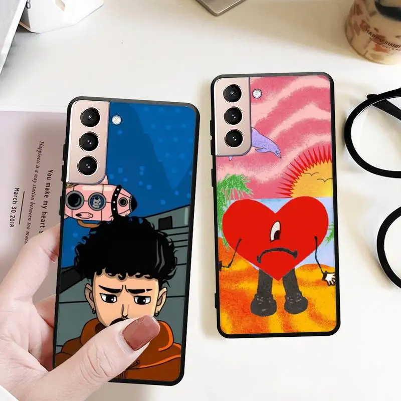 Yo Perreo Sola Bad Bunny Maluma funda de teléfono para Samsung S22 S21