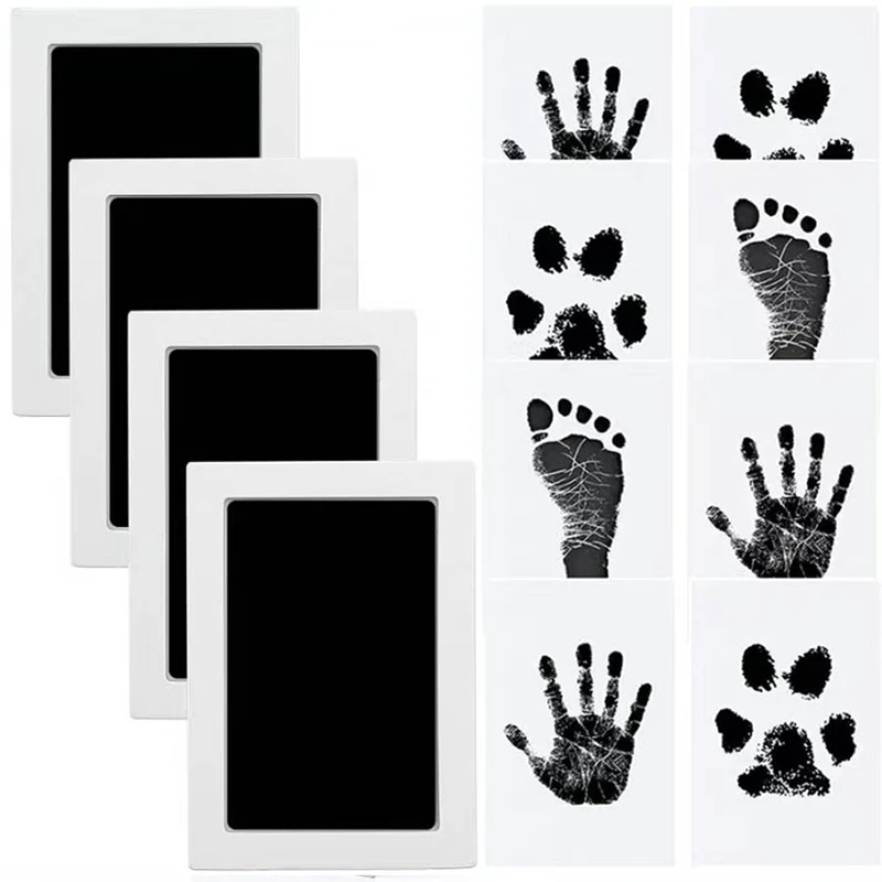 Clean Touch Pad For Pet Handprints And Footprints Inkless Infant Hand & Foot Stamp Safe For Babies Doesn&rsquo;t Touch Skin