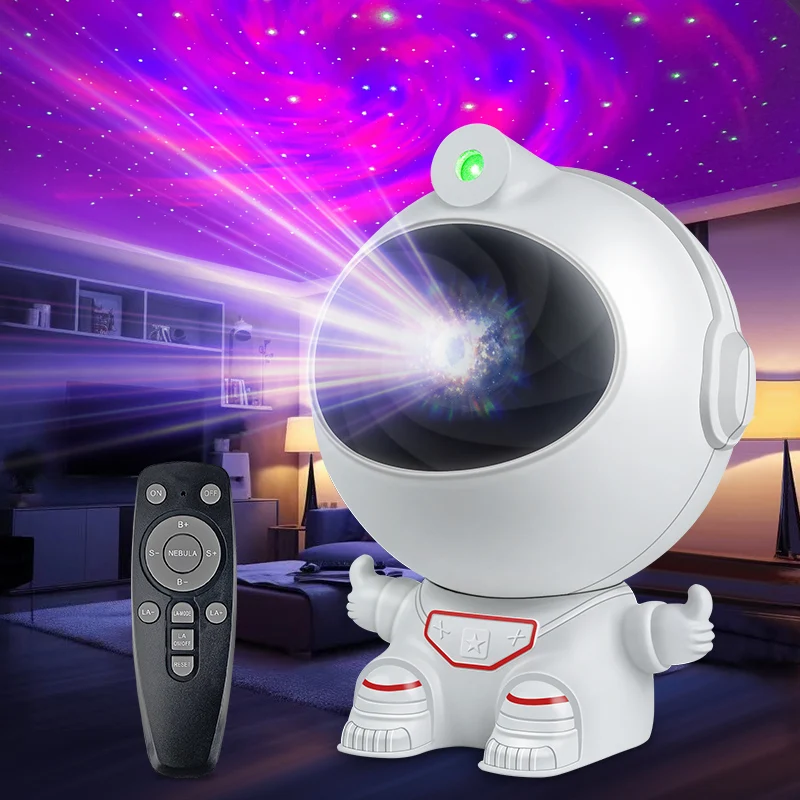 

Астронавт галактика проектор Ночник подарок Звездное небо Звезда USB Led спальня ночник лампа ребенок день рождения украшение дистанционное управление