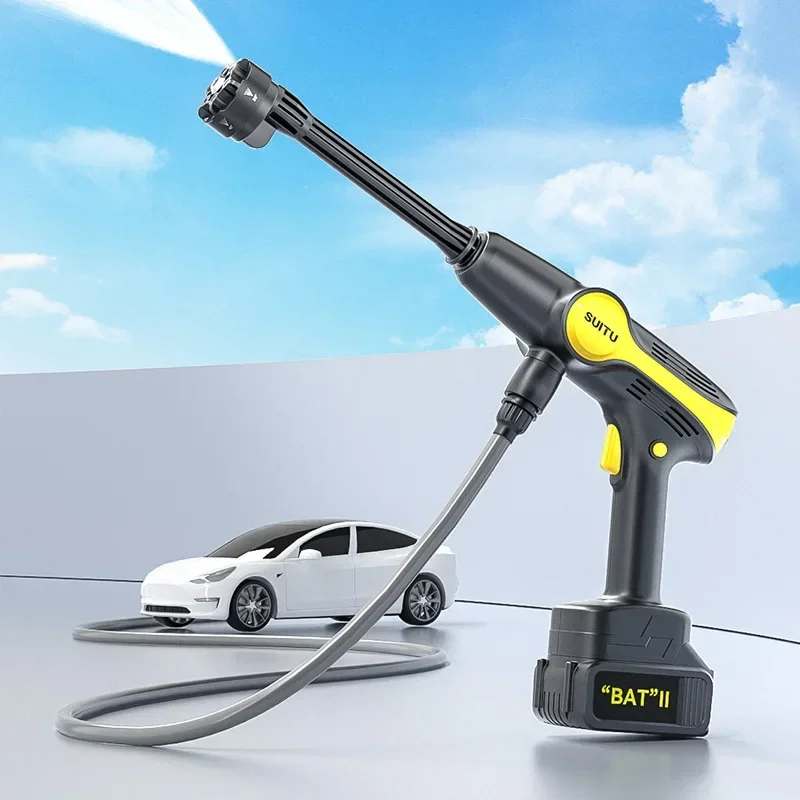 

1500W Cordless High Pressure Cleaner Washer Spray Water Gun Car Wash Pressure Water Cleaning Machine for Makita 18V Battery